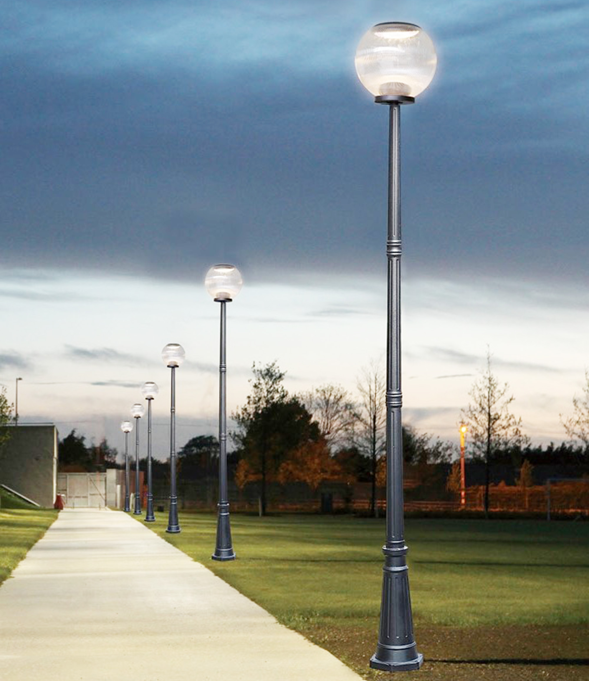 欧杆350球  400球 500球庭院灯  厂家