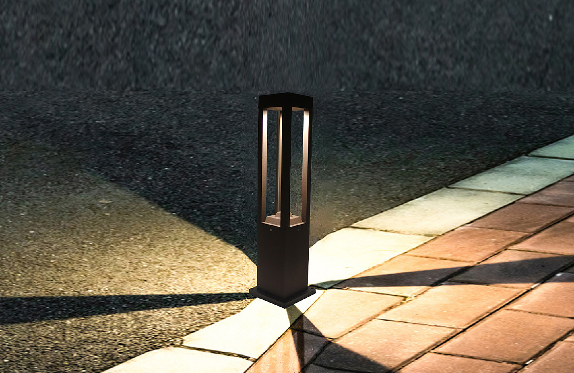 四方柱灯  工厂